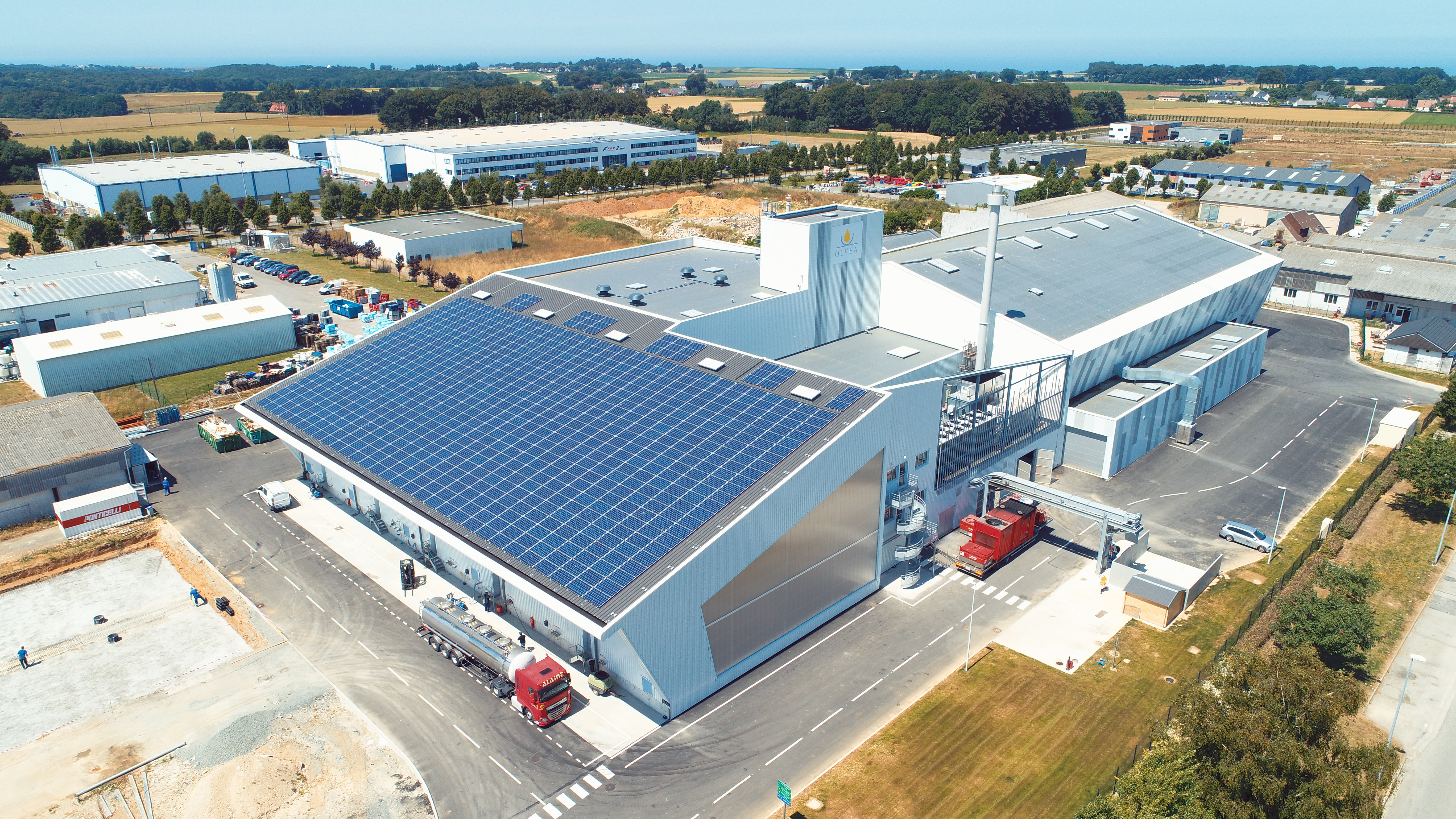 OLVEA Green Technologies - Raffinage d'huiles - Vue aérienne