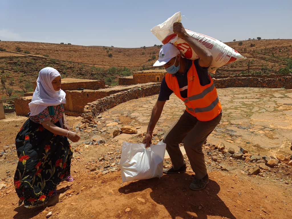 Marocavie - Distribution de paniers solidaires - 01