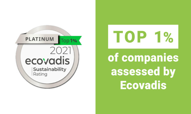 OLVEA Vegetable Oils – EcoVadis – Platinum Medal