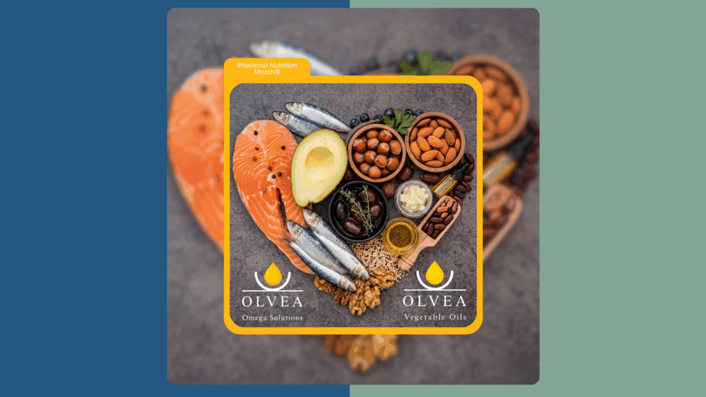 À l’occasion du National Nutrition Month®, OLVEA réaffirme son engagement en faveur d’un approvisionnement responsable en huiles et de la qualité des ingrédients destinés aux applications nutritionnelles.